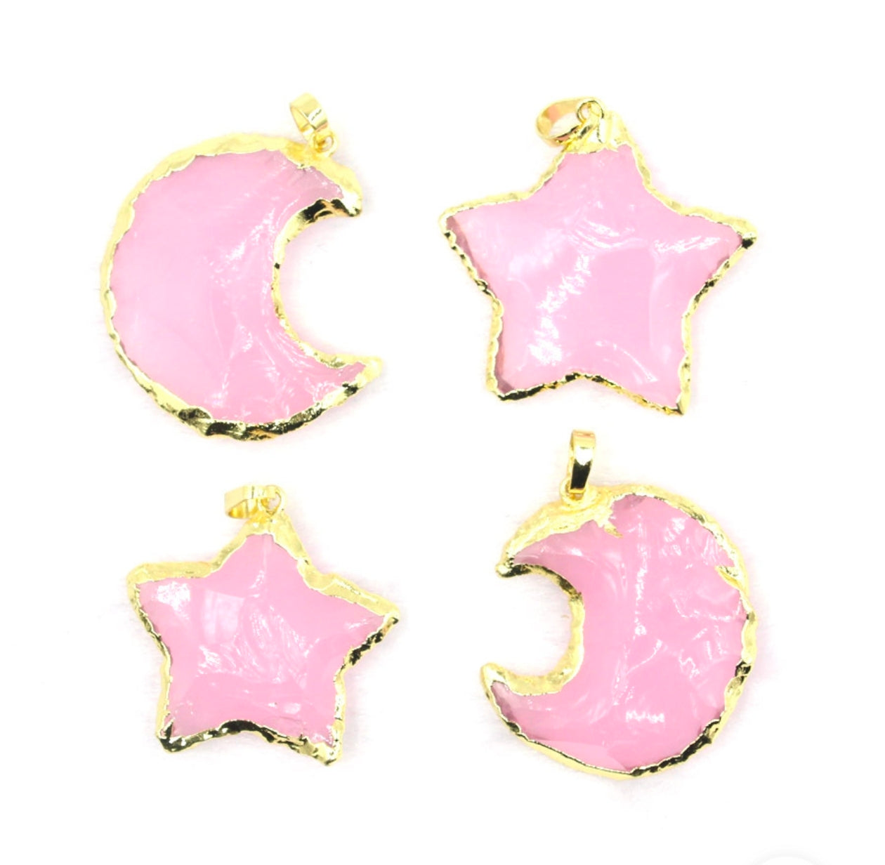 Mozambique powder crystal pendant
