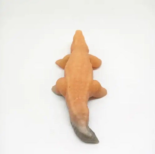 natural sunstone crocodile crocodile carving ornaments healing 204.7g
