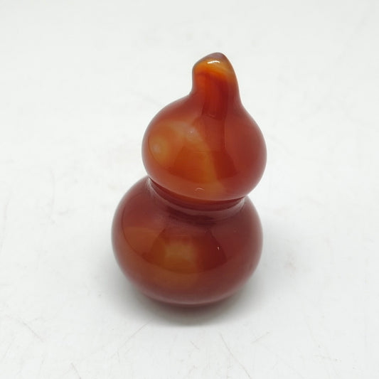 red agate gourdcarving ornaments healing 44.4g