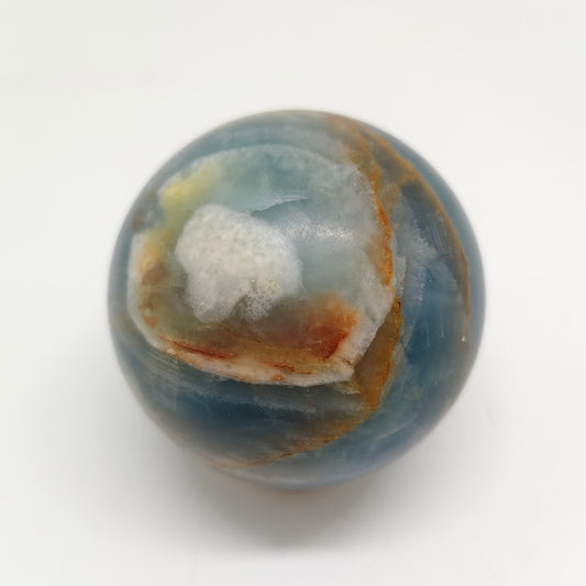 265g natural blue onyx sphere ornaments healing