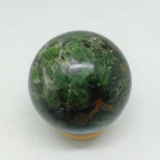 139.3g natural diopside sphere ornaments healing