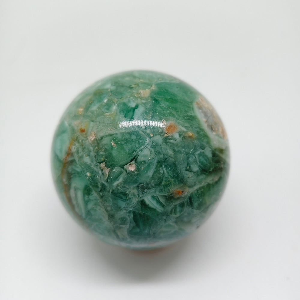 555.5g natural green quartz sphere ornaments healing