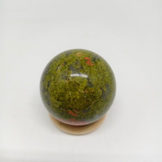 141g natural unakite sphere ornaments healing