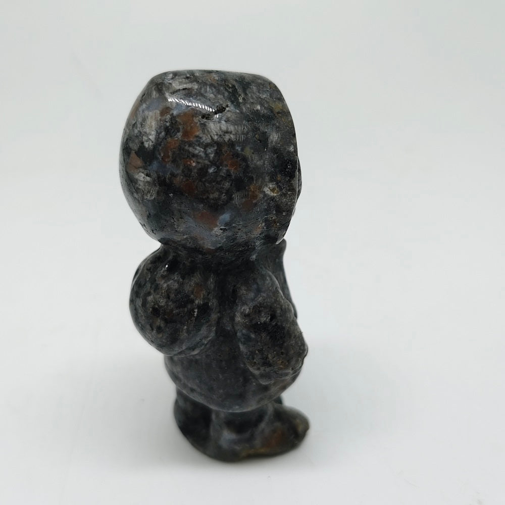 105.3g natural yooperlite skull Jack carving ornaments healing