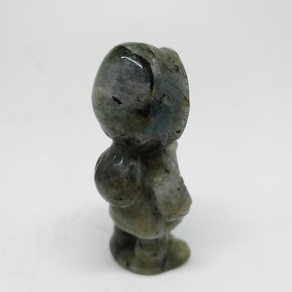 94.2g natural labradorite skull Jack carving ornaments healing