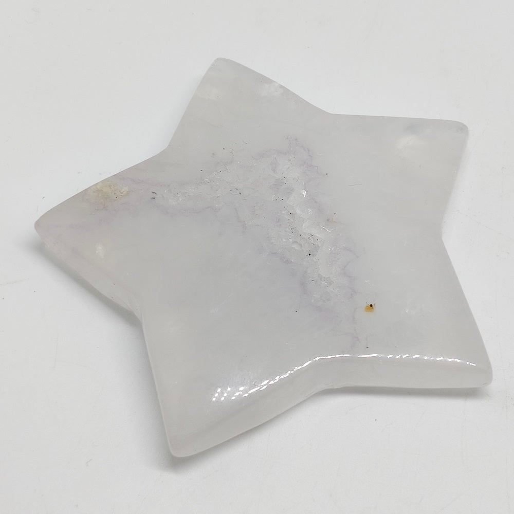 agate star carving ornaments healing 112.7g