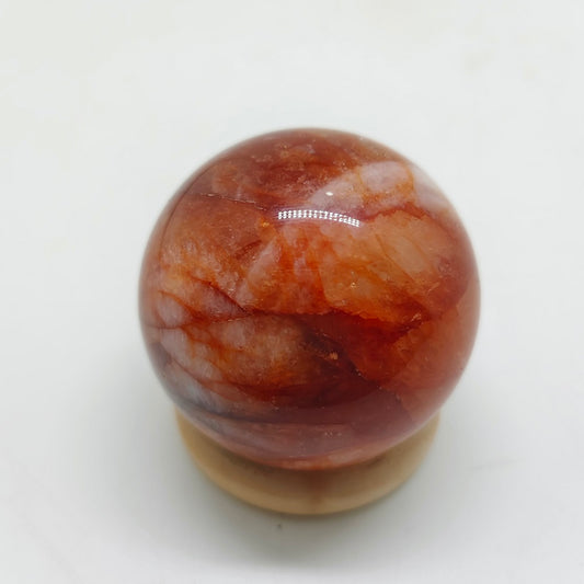 natural red hematoid sphere ornaments healing 120g