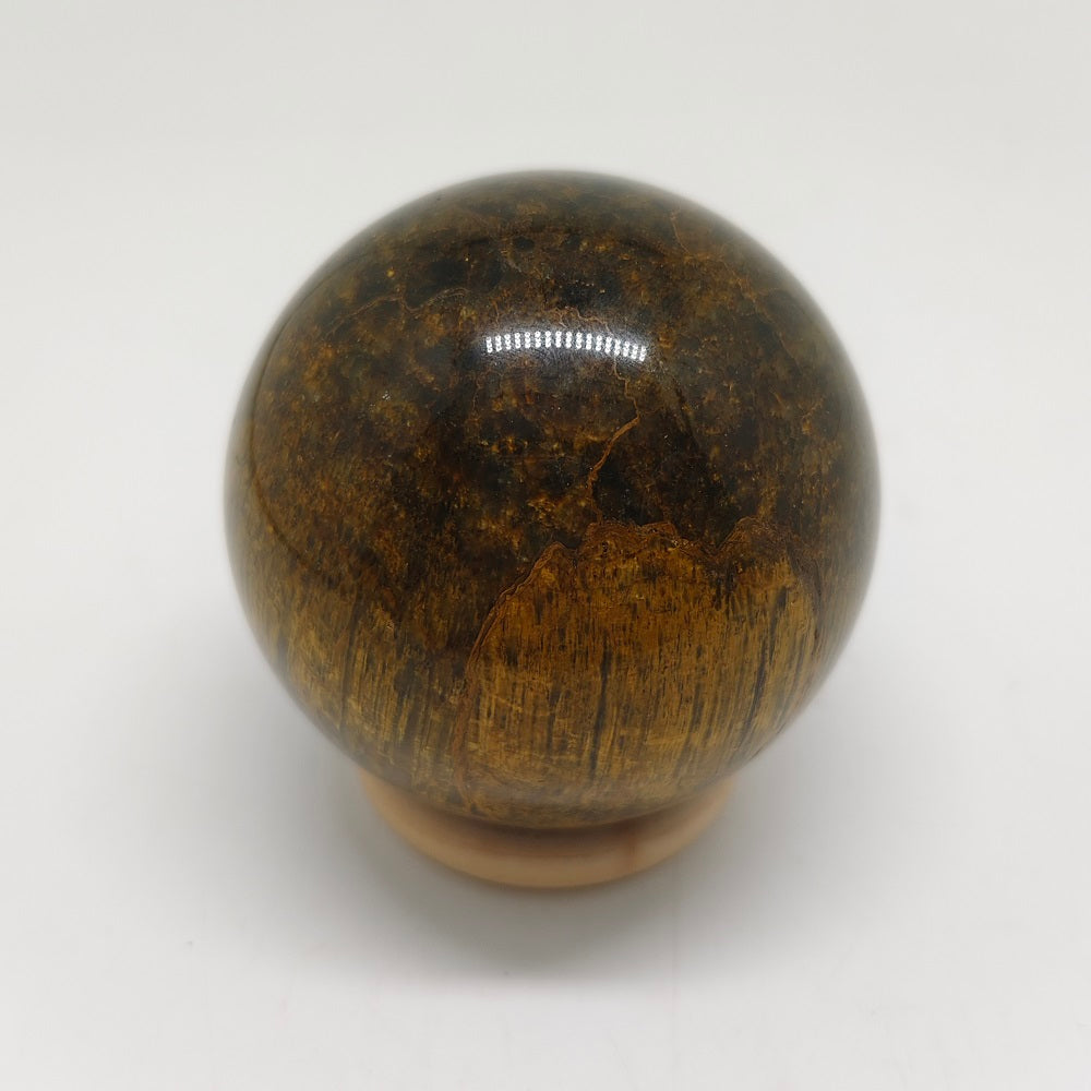 natural mossagate sphere ornaments healing 277g