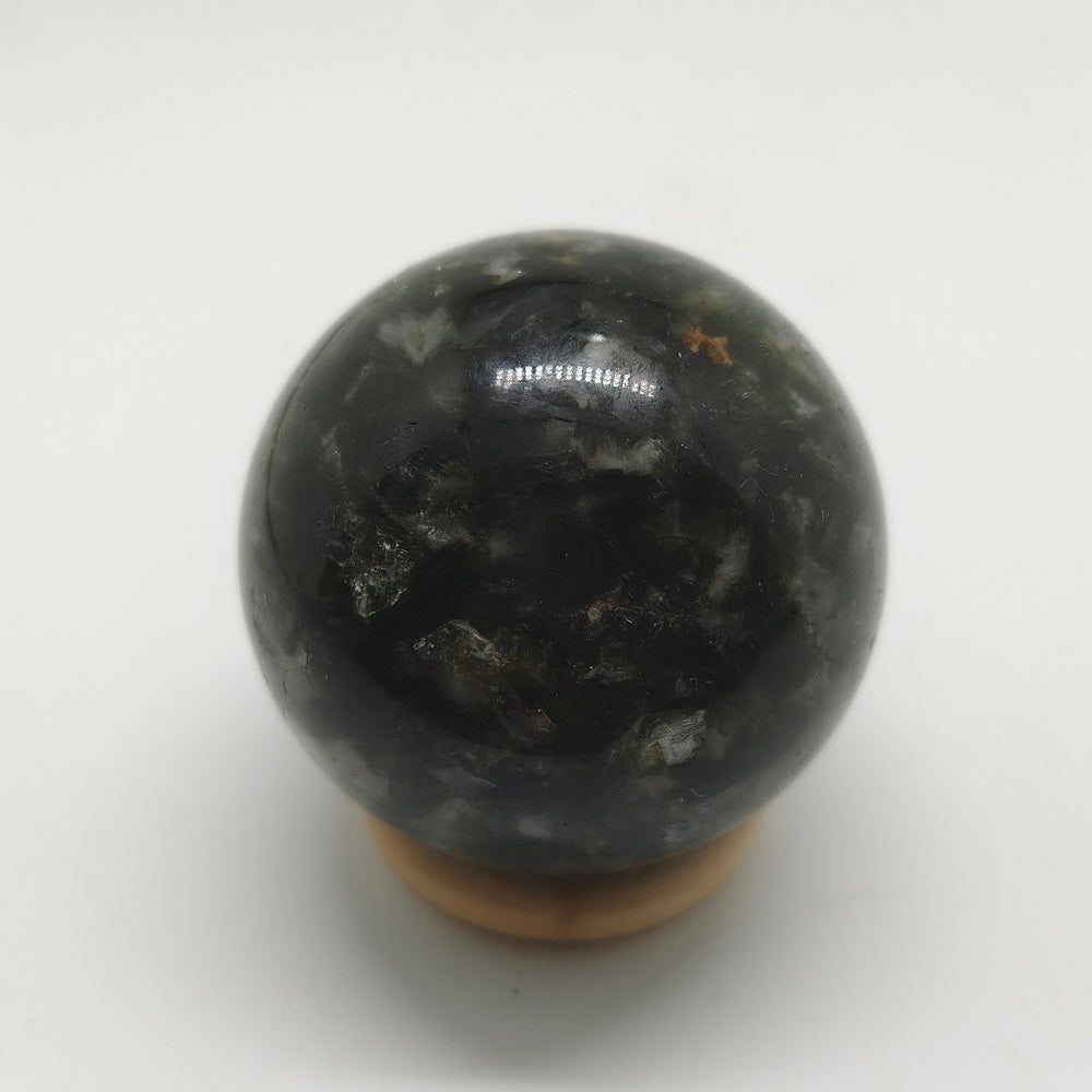natural green mica sphere ornaments healing 238g