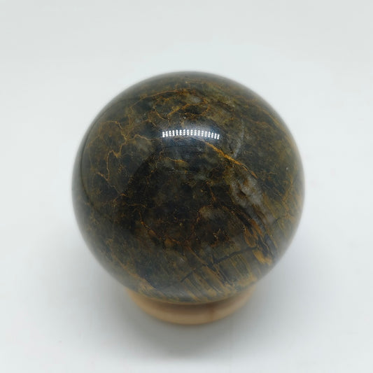 natural mossagate sphere ornaments healing 277g