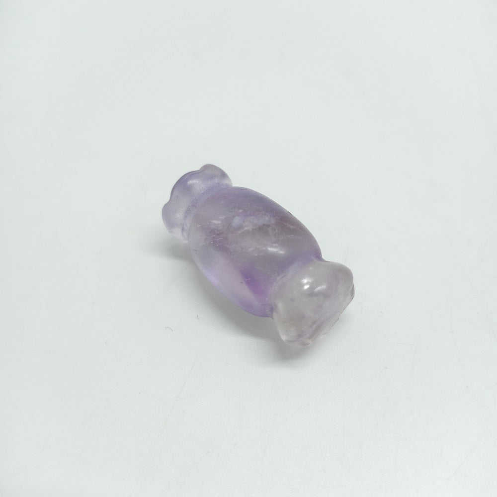 natural purple fluorite candy carving ornaments healing 17.5g