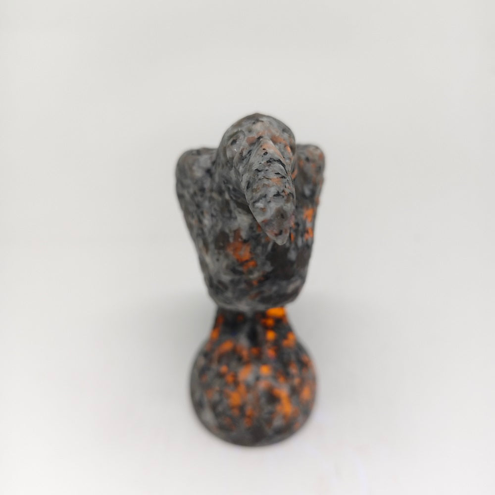 natural yooperlite bird carving ornaments healing 290g