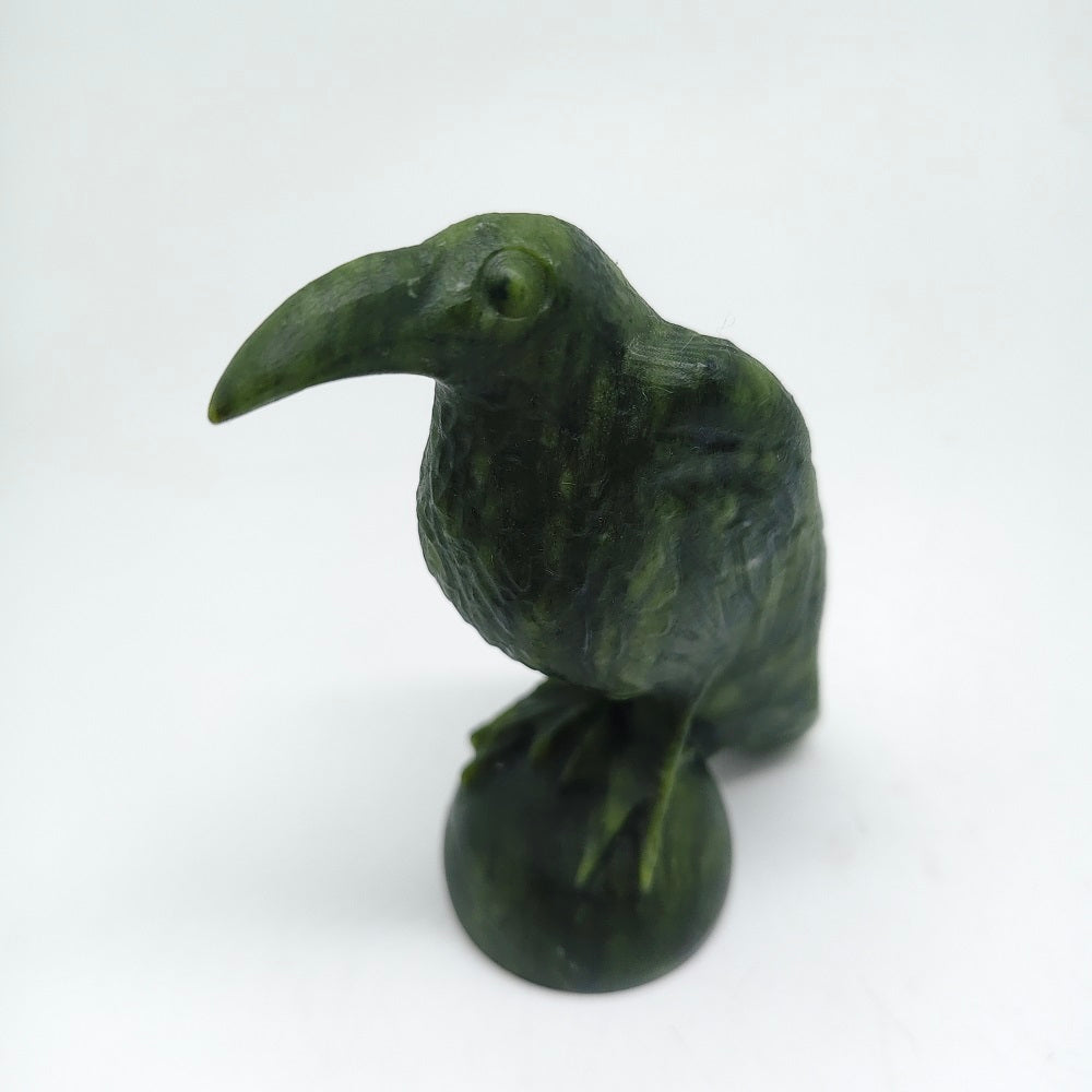 serpentine bird carving ornaments healing 298g
