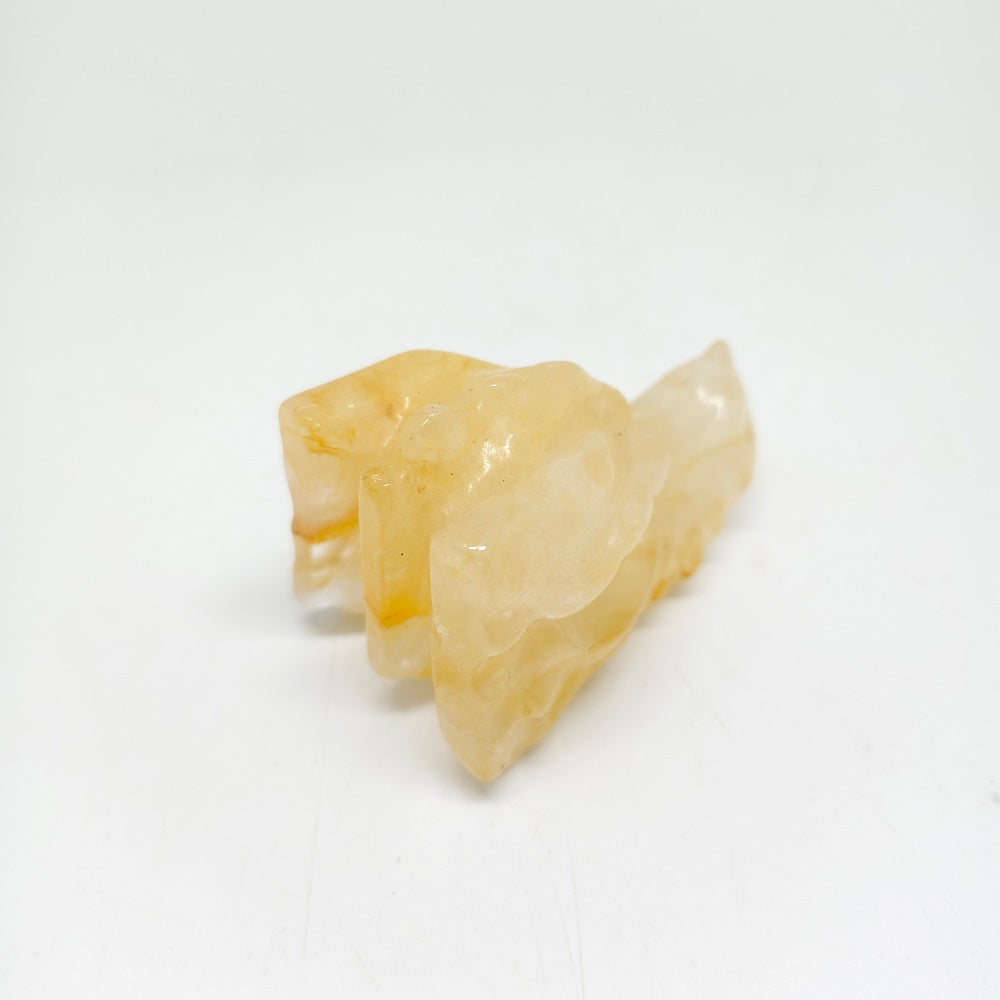 golden healer dragon head carving ornaments healing 123.3g