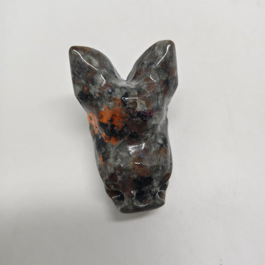 yooperlite bat carving ornaments healing 65.4g