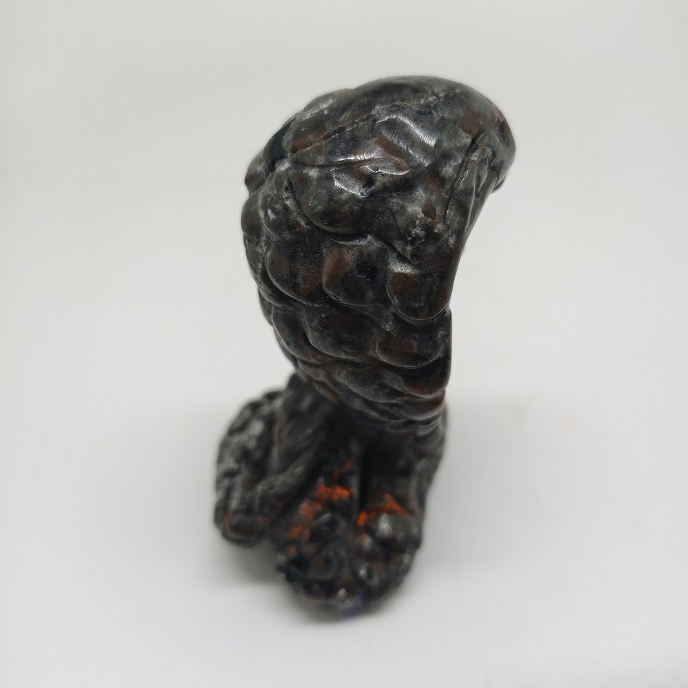 yooperlite snake carving ornaments healing 248g