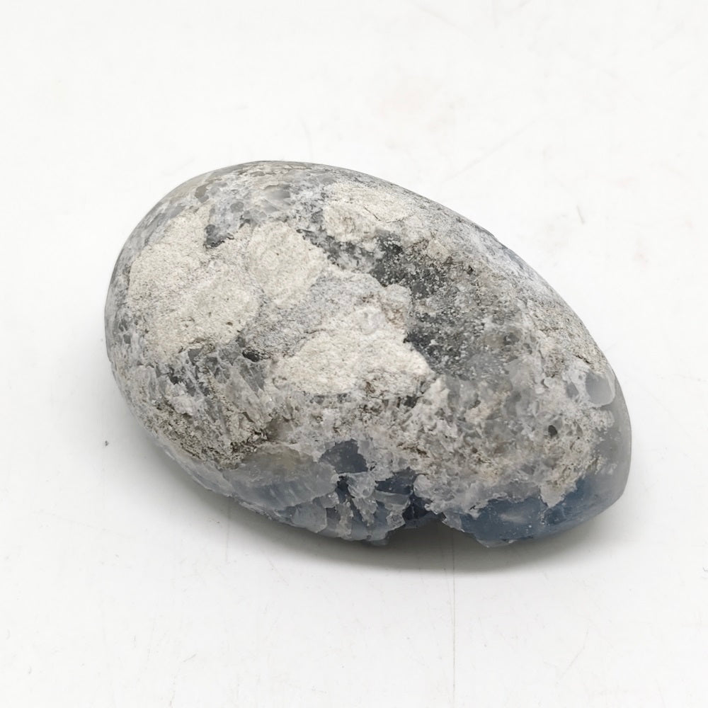 kyanite geode egg carving ornaments healing 228.4g