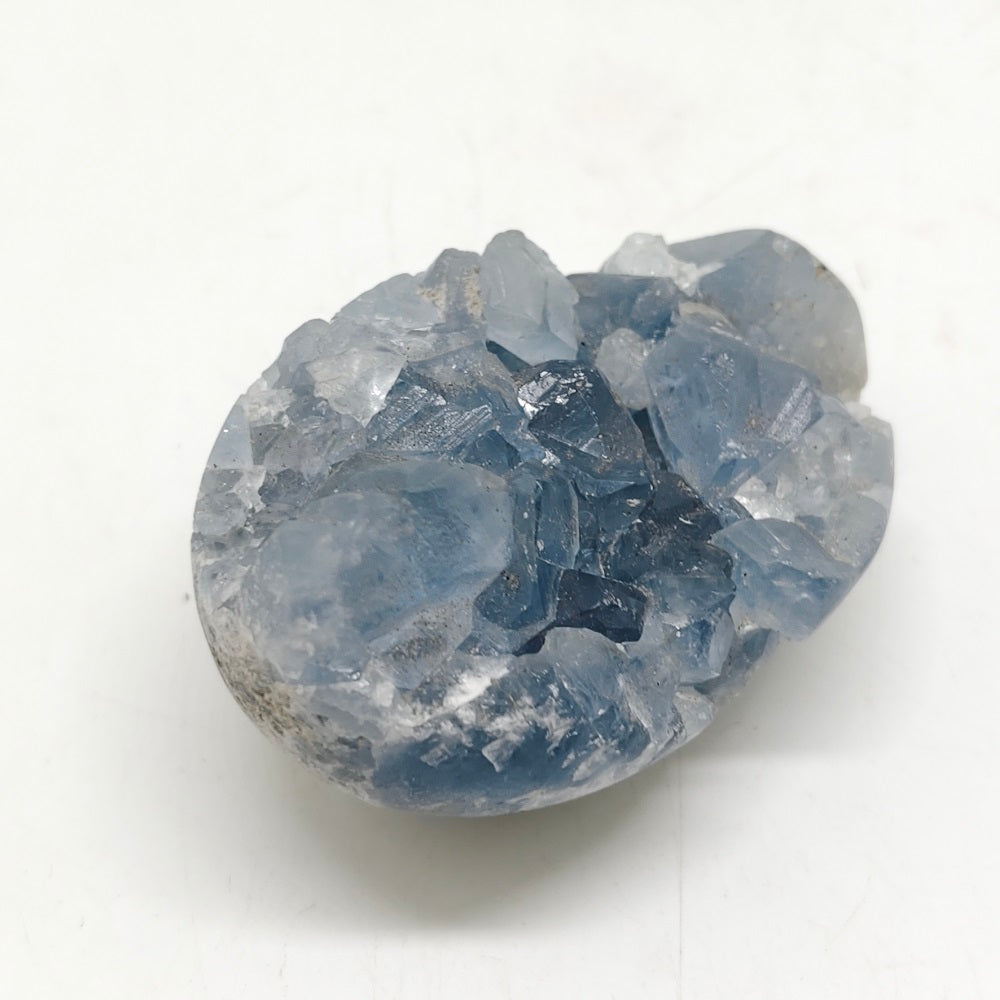 kyanite geode egg carving ornaments healing 228.4g
