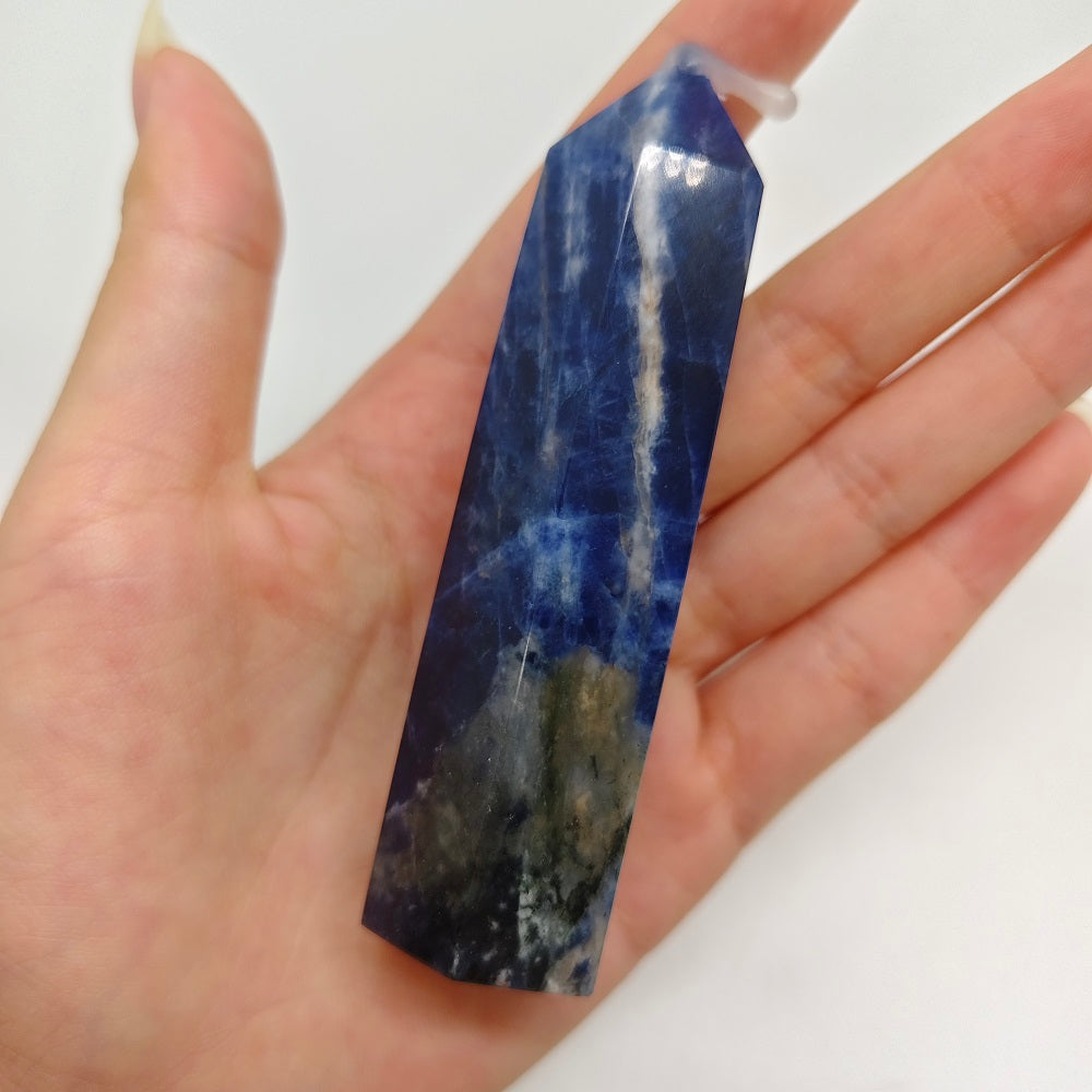 blue sodalite tower ornaments healing 73.4g
