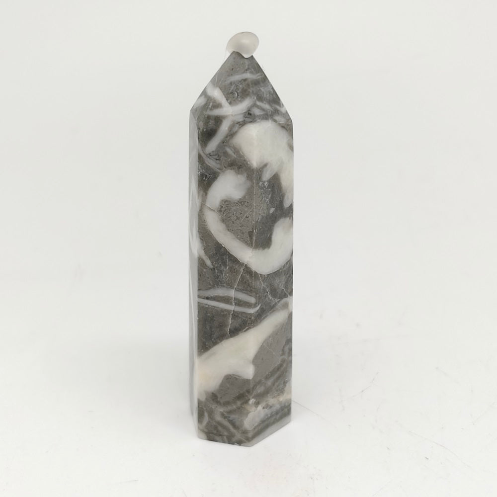shell jasper tower ornaments healing 70.9g