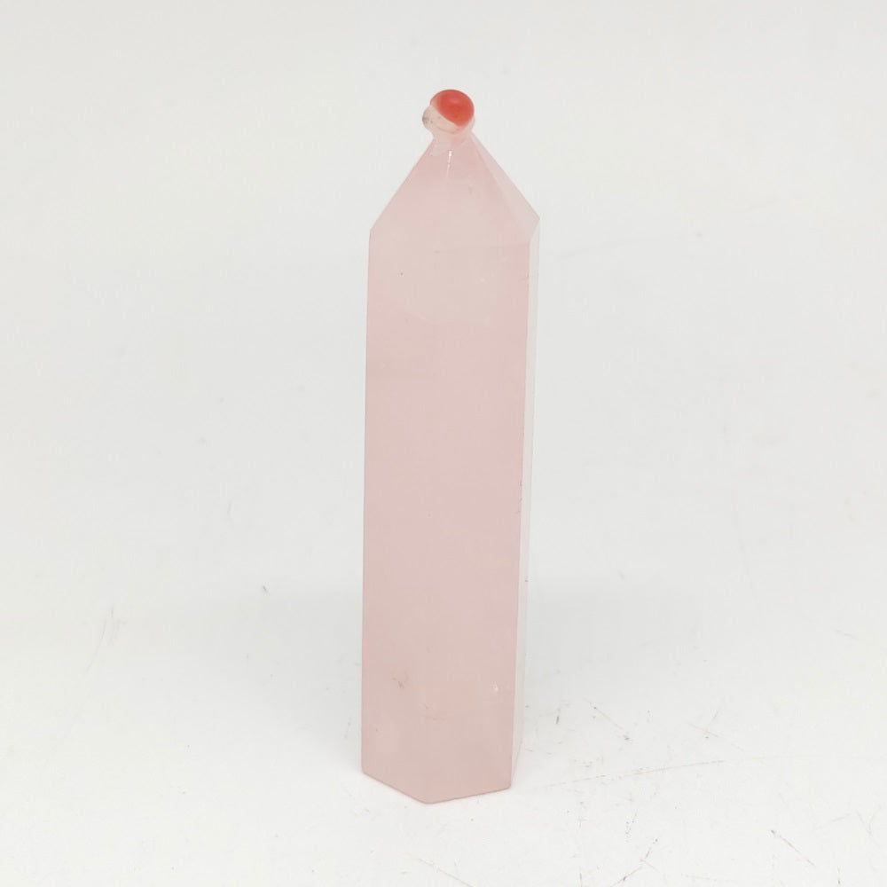 rose quartz tower ornaments healing 70.9g