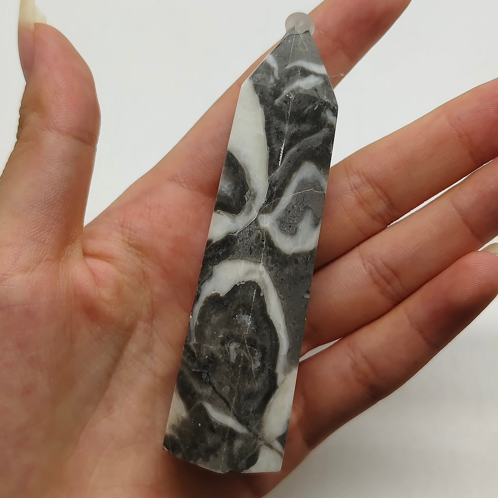shell jasper tower ornaments healing 70.9g