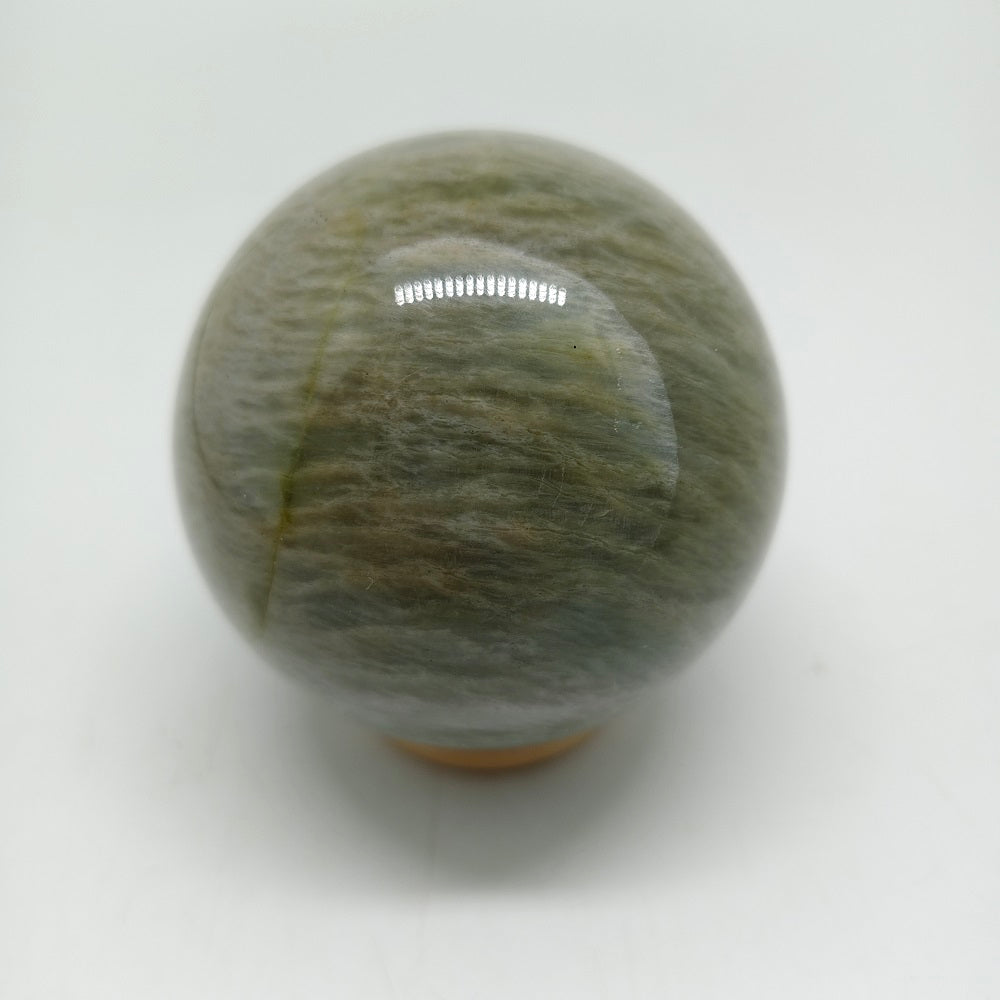 green moonstone sphere ornaments healing 444.6g