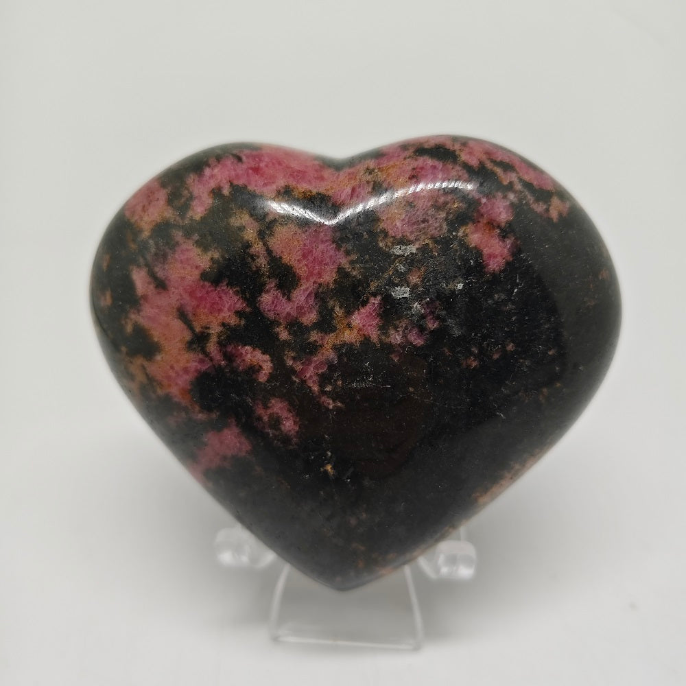 rhodonite heart carving ornaments healing 502.4g