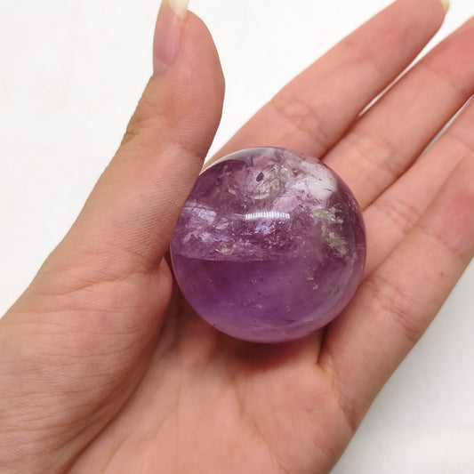 amethyst sphere ornaments healing 60.5g