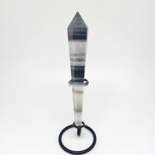 Taiji stone tower ornaments healing 122.8g