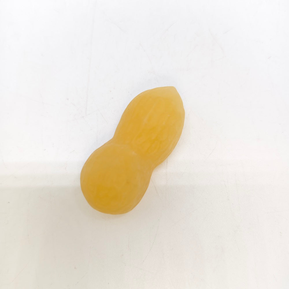 yellow calcite peanut carving ornaments healing 26.1g