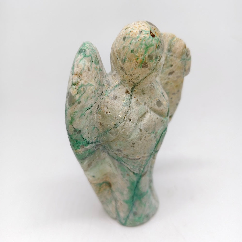 turquoise angel carving ornaments healing 247.2g