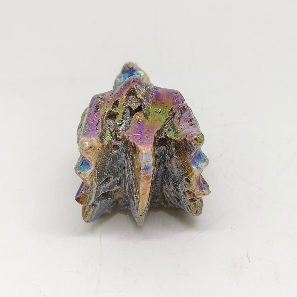 sphalerite dragon head carving ornaments healing 181g