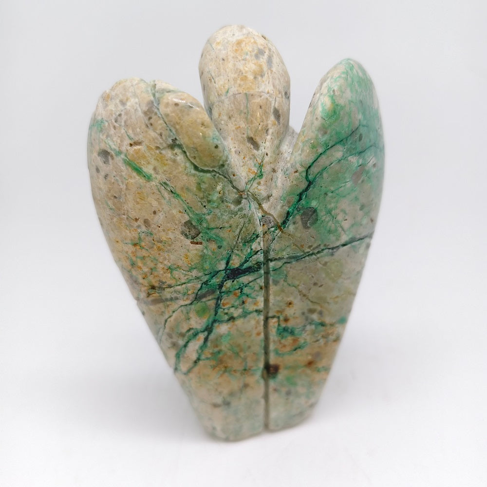 turquoise angel carving ornaments healing 247.2g