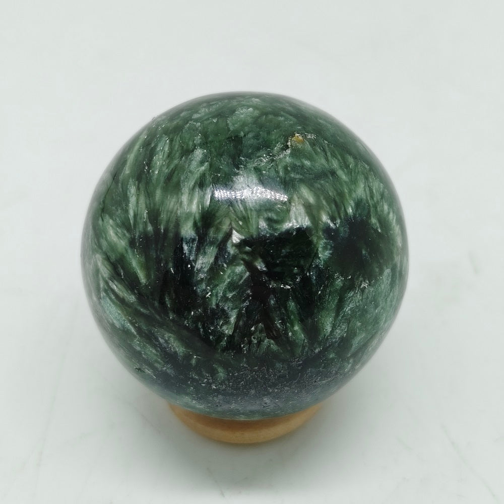 seraphinite sphere ornaments healing 56.8g