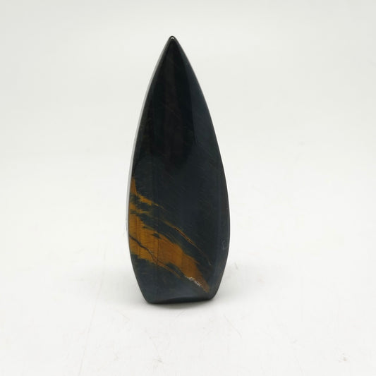 blue tiger eye water drop carving ornaments healing 86g