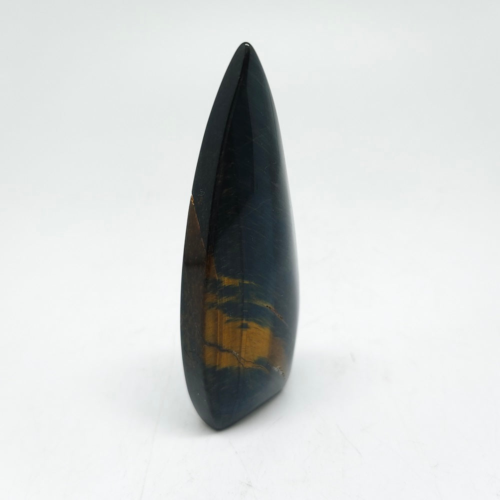 blue tiger eye water drop carving ornaments healing 86g