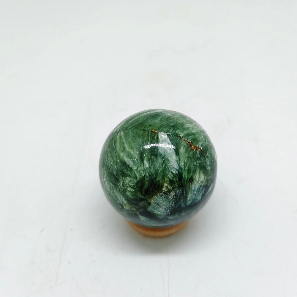 seraphinite sphere ornaments healing 42.2g