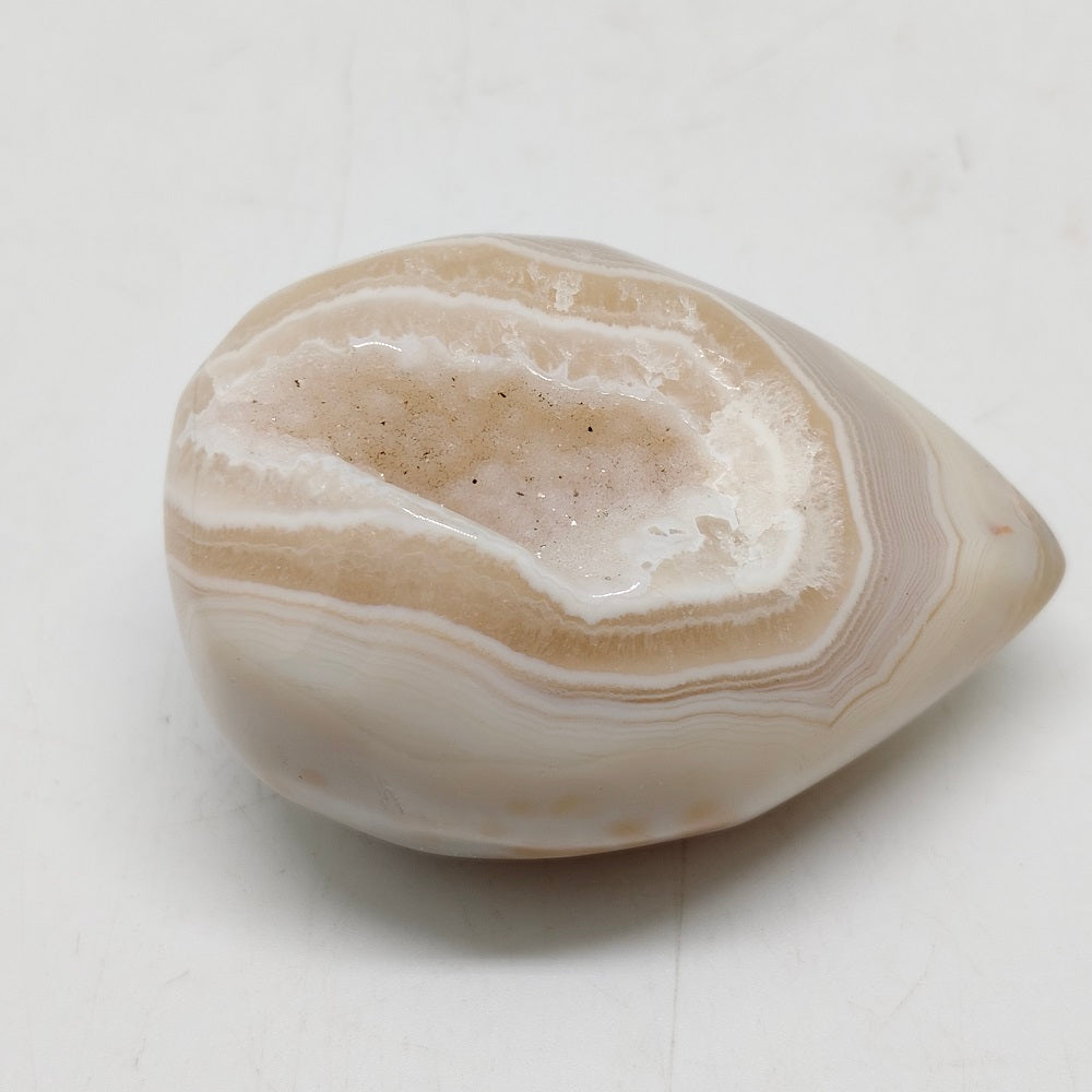 agate geode carving ornaments healing 100g