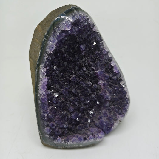 amethyst geode natural carving ornaments healing 553.2g