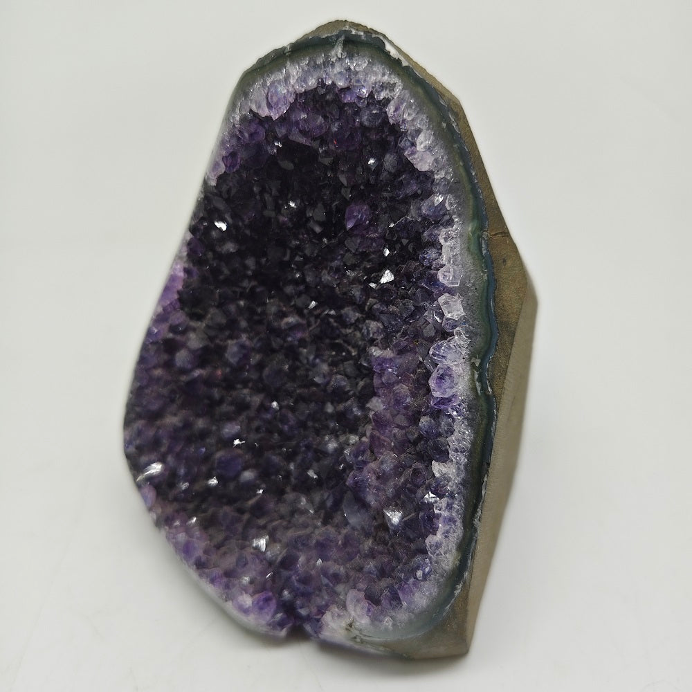 amethyst geode natural carving ornaments healing 553.2g