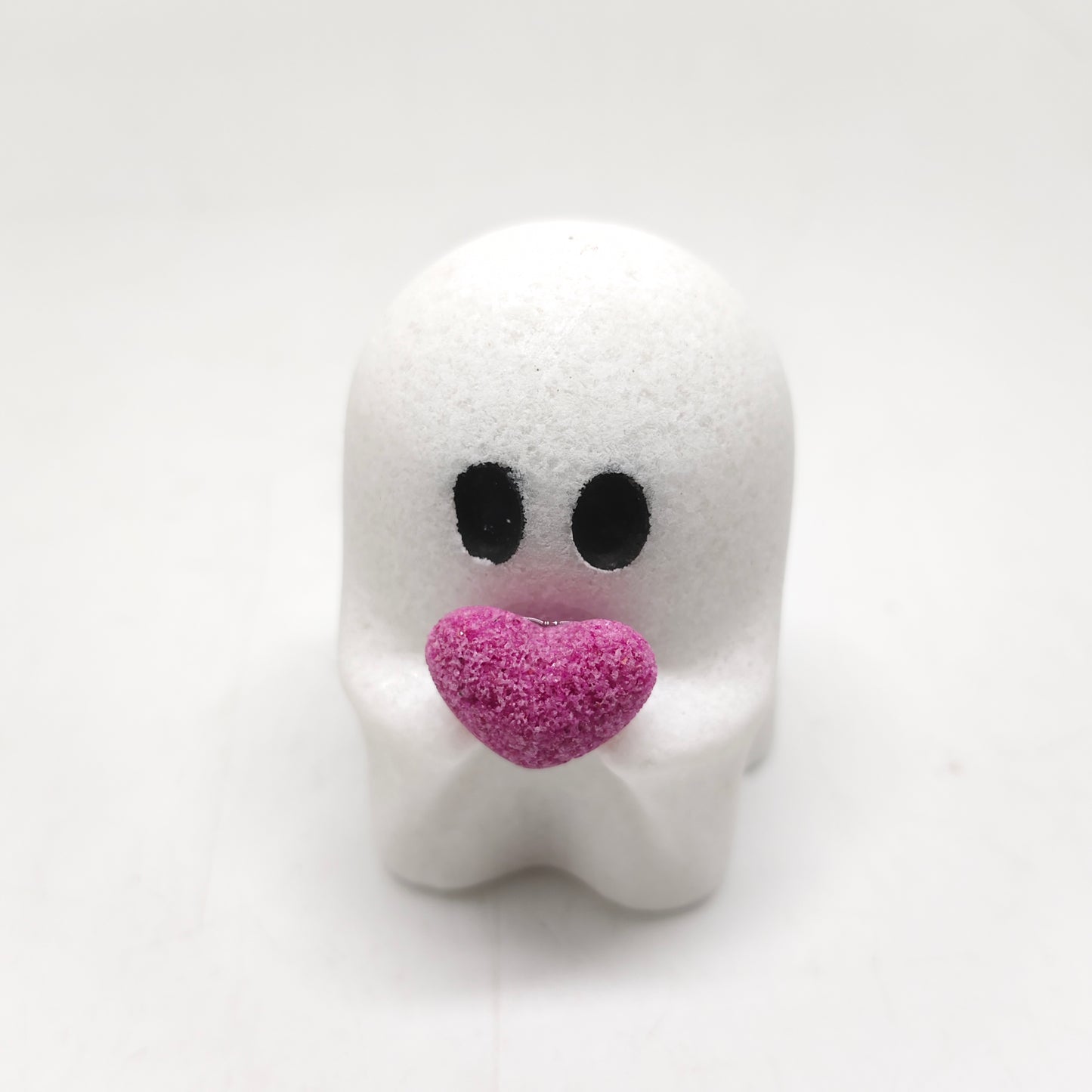 white marble ghost carving ornaments healing 213.7g