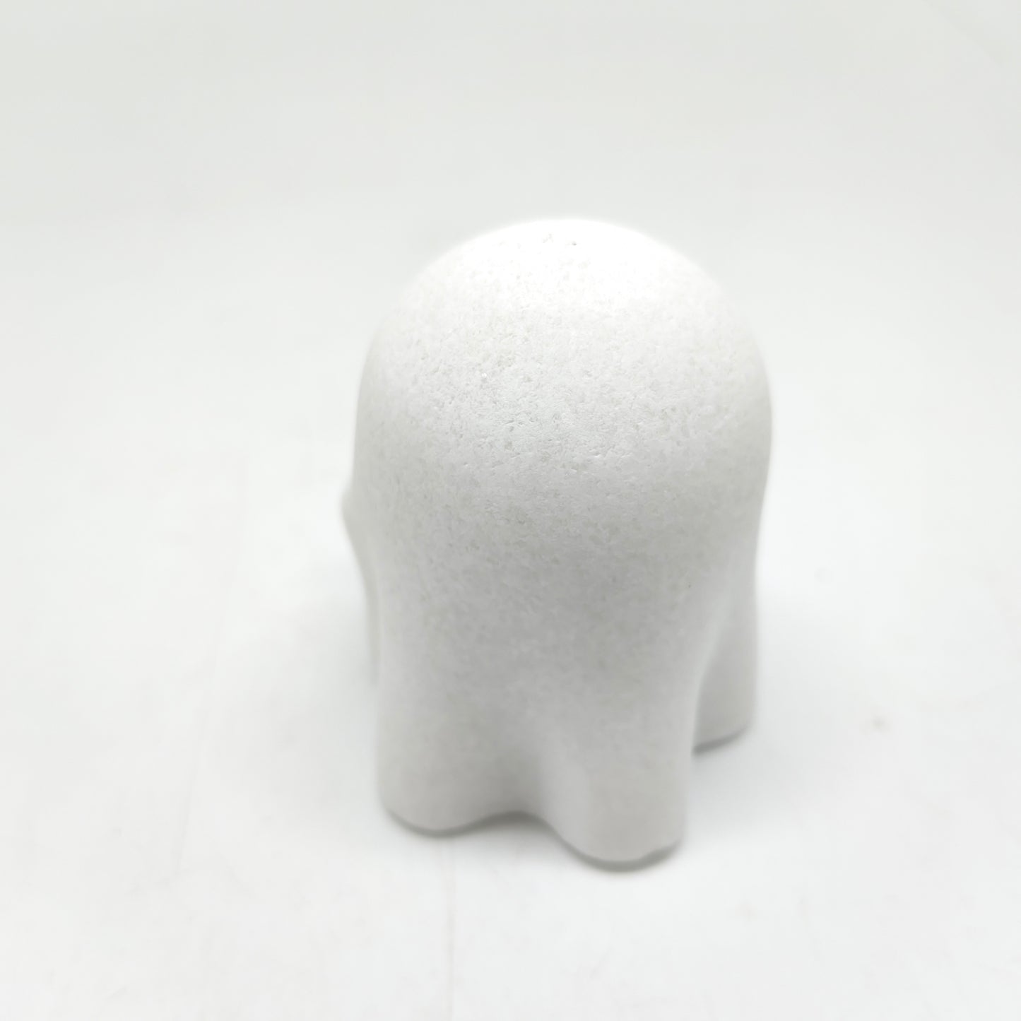 white marble ghost carving ornaments healing 213.7g