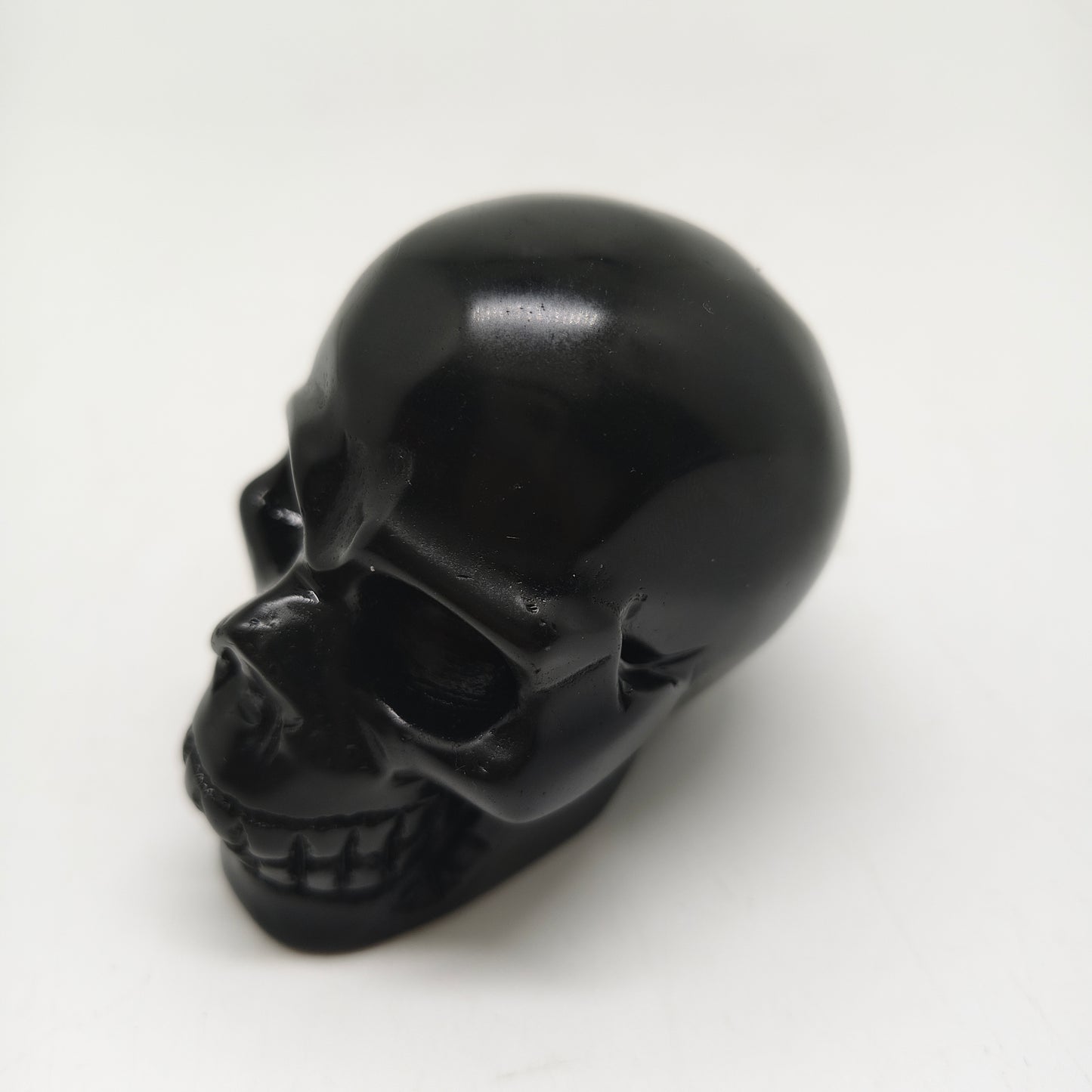 rainbow obsidian skull carving ornaments healing 261.7g