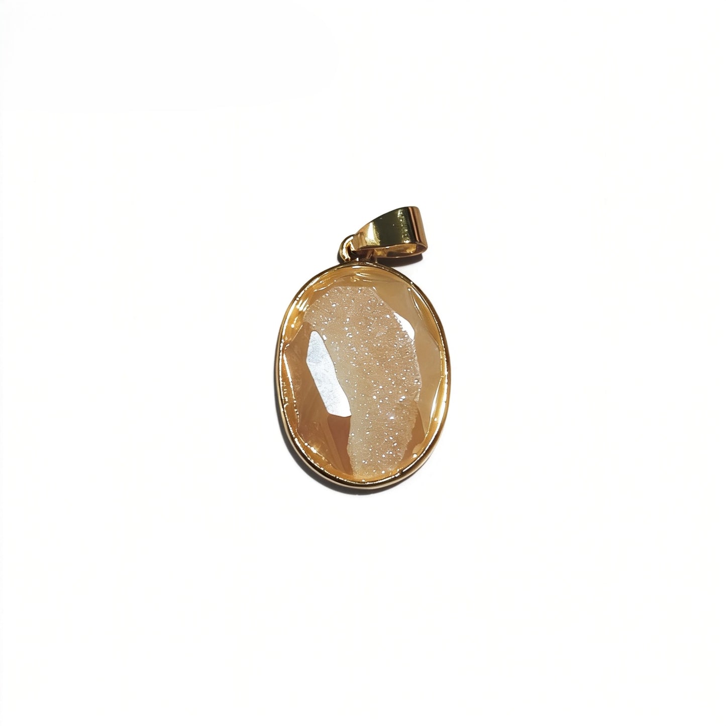 Healing Crystal Oval Pendants, Multi-Stone Gemstone Charms for Necklaces & Bracelets