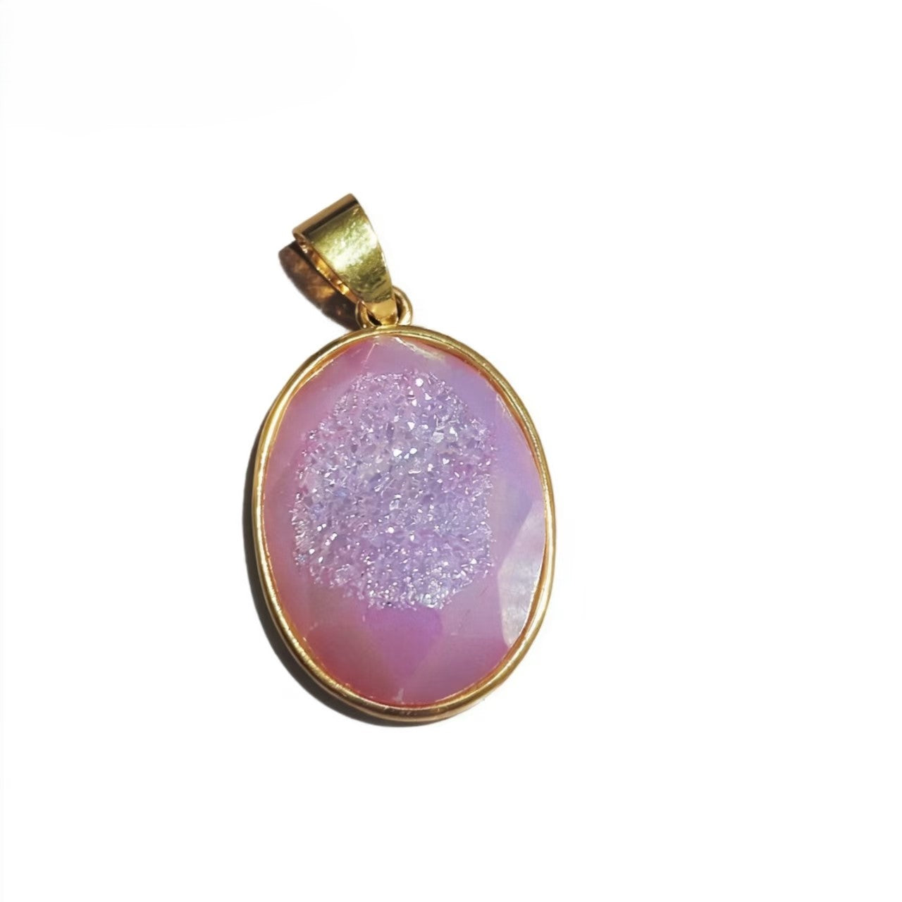 Healing Crystal Oval Pendants, Multi-Stone Gemstone Charms for Necklaces & Bracelets