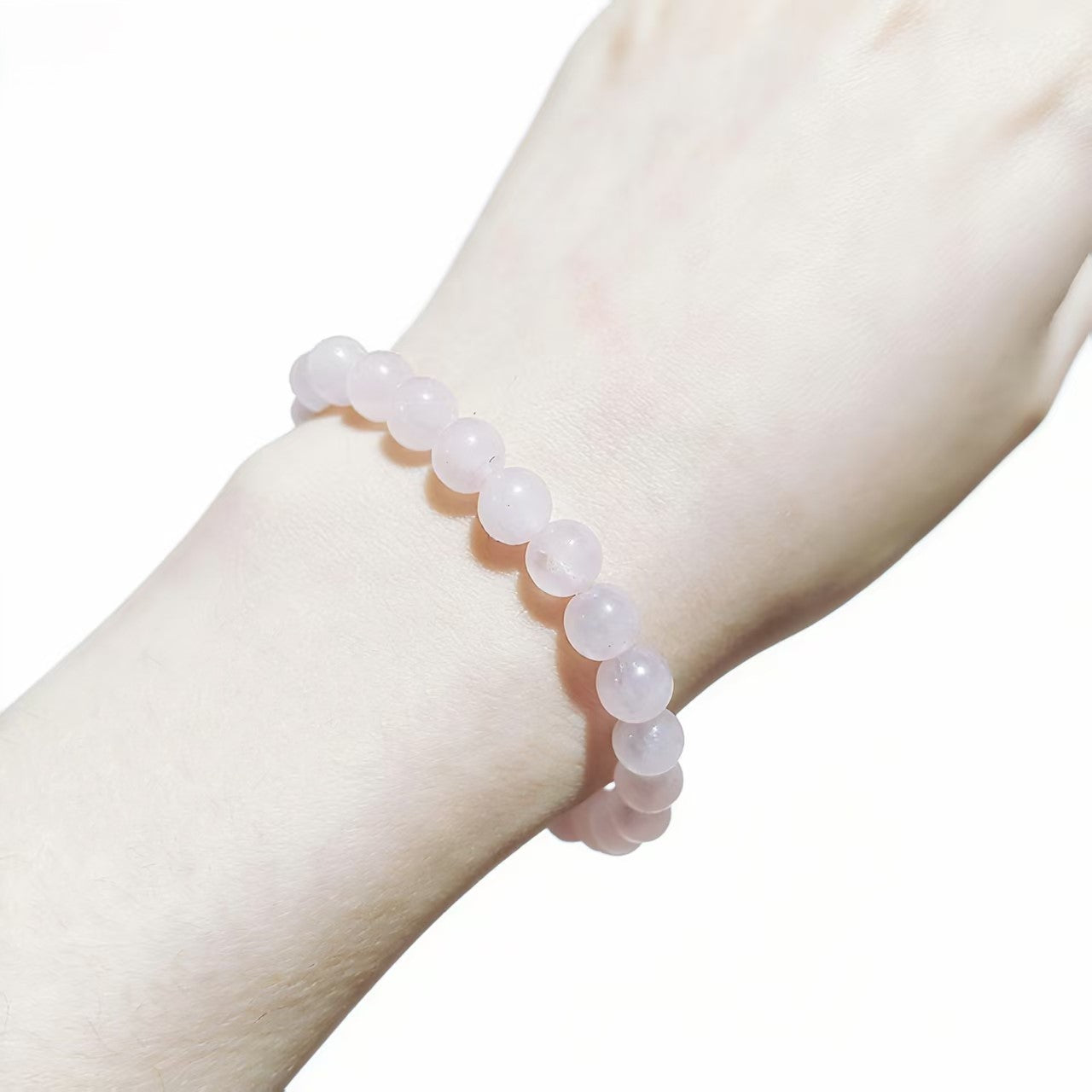 6mm Rose Quartz Bracelet Energy Statement Bracelet Charm  Charm Beaded Couples Bracelets