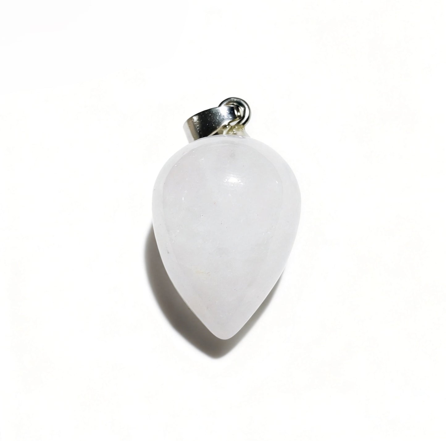 Natural Crystal Water Drop Pendant, Assorted Gemstone Crescent Charms for Jewelry Making