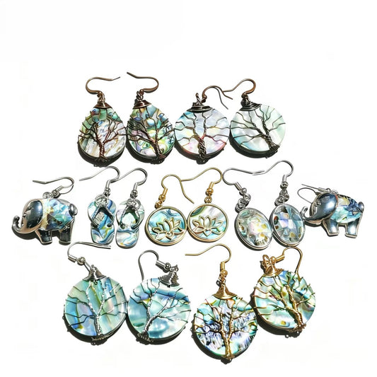 Natural Seashell Earrings Design Personalized For Women Party Gifts