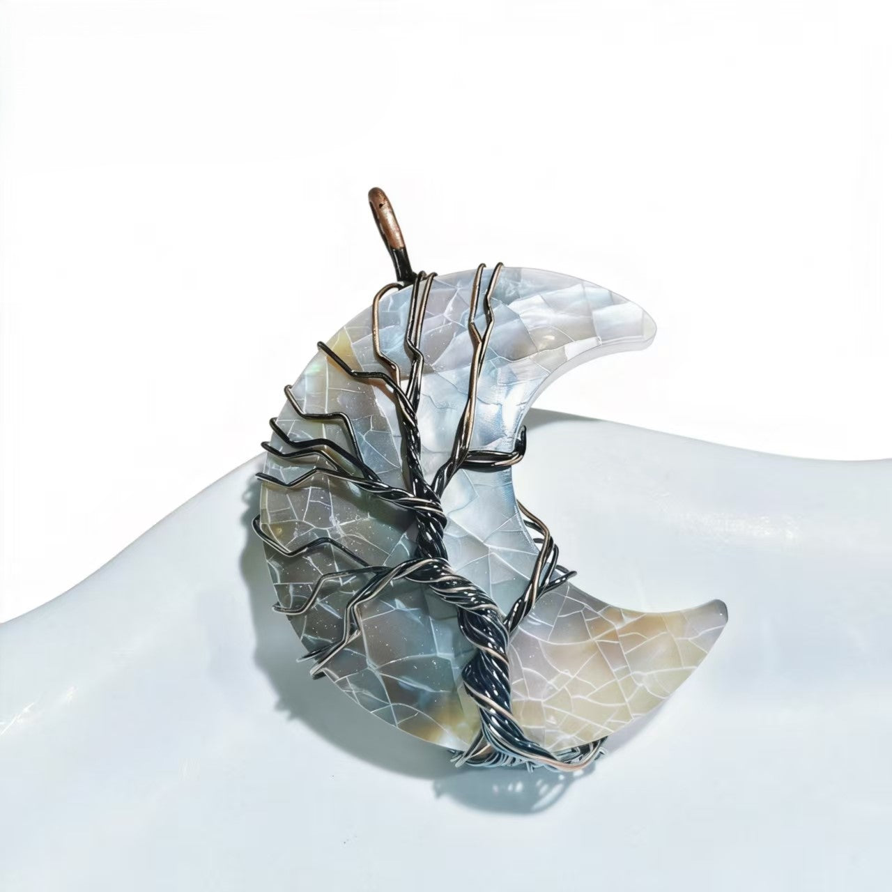 Grey Shell Pendants Design Necklace Personalized For Women Party Jewelry Gift